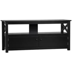 HOMCOM TV Cabinet Stand For TVs Up To 46 Inches, Entertainment Center With Storage Shelf And Cupboard For Living Room -Cozy Living Deals Store GUEST e2a239c6 515c 4754 9e2d f68c9ee7c9ef