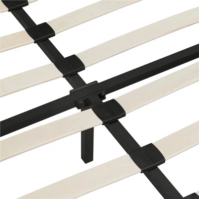 Yaheetech Upholstered Faux Leather Bed Frame With Adjustable Headboard 7 Yaheetech Upholstered Faux Leather Bed Frame With Adjustable Headboard - Image 7