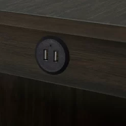 3pc Applecrest Counter Height Dining Set With USB Plug Walnut/Espresso - HOMES: Inside + Out -Cozy Living Deals Store GUEST e2fea100 f790 4743 8cec 52247e6e6212