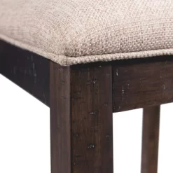 2pc 30" Stanford Swirl Back Barstool Set Smokey Walnut - Picket House Furnishings -Cozy Living Deals Store GUEST e34c099d fc43 4dff 8b35 b35a11a4d676