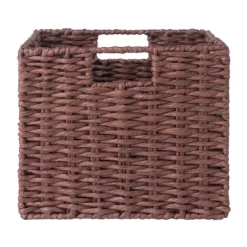 3pc Tessa Woven Rope 3 Small Basket Set Walnut - Winsome -Cozy Living Deals Store GUEST e3b14326 9e1b 4e12 a7fd 1d4d32cc43a1