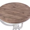 Quail Farm Metal And Wood Side Table White - StyleCraft