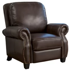 Torreon Faux Leather Recliner Club Chair Dark Brown - Christopher Knight Home -Cozy Living Deals Store GUEST e3dbfd2e 302d 45c7 a823 220b3b67d956