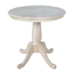 30" Round Top Pedestal Dining Table - International Concepts -Cozy Living Deals Store GUEST e3e5ceb8 d7e9 4c91 8072 b34d1e4daab5