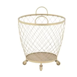 2pk Modern Metallic Rolling Baskets Gold - Olivia & May -Cozy Living Deals Store GUEST e413908c 2cfe 4964 ad3d 341b1f4b1909