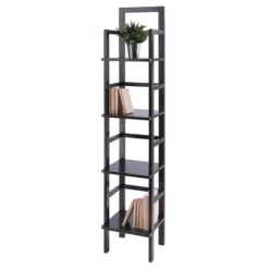 Aiden Narrow Bakers Rack Coffee - Winsome Wood -Cozy Living Deals Store GUEST e458b0f0 f537 43d5 800d 979303d1fea6