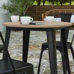 Merrick Lane Indoor/Outdoor Dining Table, 30" Round All Weather Poly Resin Top With Steel Base 15 Merrick Lane Indoor/Outdoor Dining Table, 30" Round All Weather Poly Resin Top With Steel Base -Cozy Living Deals Store GUEST e4758af8 7d3b 44bb ad15 aa8fdc370e56