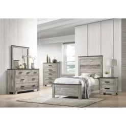 3pc Adam Panel Bedroom Set Gray - Picket House Furnishings -Cozy Living Deals Store GUEST e496a67b 207e 4a30 aa66 eaae4323a95d