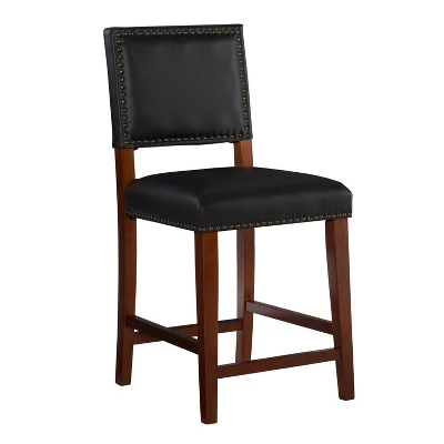 24" Brook Counter Height Barstool - Linon 12 24" Brook Counter Height Barstool - Linon - Image 12