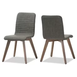 Set Of 2 Sugar Mid-century Dining Chairs - Baxton Studio -Cozy Living Deals Store GUEST e676bb09 4289 4bce a37a ad25d50eb2c5
