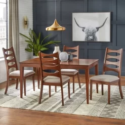 Lydon Dining Table Walnut - Lifestorey 6 Lydon Dining Table Walnut - Lifestorey -Cozy Living Deals Store GUEST e7725ca5 08f7 46b8 927d ab370388632d