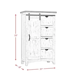 Darby Wardrobe Chest White - Picket House Furnishings -Cozy Living Deals Store GUEST e7c01b76 bb38 4633 b630 6db3232be6f8