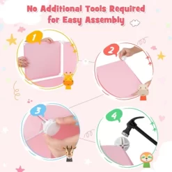 Costway 12-Cube Kids Wardrobe Baby Dresser Bedroom Armoire Clothes Hanging Closet With Door Blue/Pink 16 Costway 12-Cube Kids Wardrobe Baby Dresser Bedroom Armoire Clothes Hanging Closet With Door Blue/Pink -Cozy Living Deals Store GUEST e81a76f1 f6df 4a83 a6d6 3d8f618d5310