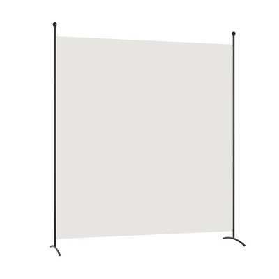 Costway Single Panel Room Divider Privacy Partition Screen For Office Home Black/Beige 11 Costway Single Panel Room Divider Privacy Partition Screen For Office Home Black/Beige - Image 11