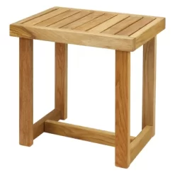 18"H Solid White Oak Mini Bench - Flora Home