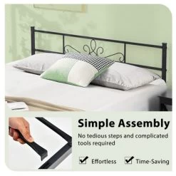 Costway Twin/Queen/Full Metal Platform Bed Frame With Headboard And Footboard No Box Spring Needed 16 Costway Twin/Queen/Full Metal Platform Bed Frame With Headboard And Footboard No Box Spring Needed -Cozy Living Deals Store GUEST e8550532 6361 4592 88d4 2407ef2192e9