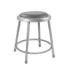 2pk Heavy Duty Vinyl Padded Steel Barstool Gray - Hampden Furnishings