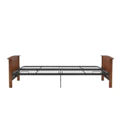 Full Brixen Wood Arm Metal Futon Frame With 6" Mattress - Room & Joy -Cozy Living Deals Store GUEST e8a576ba 46f2 426b 98fe 8a11c4acdb72