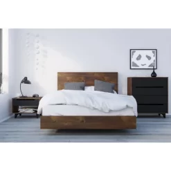 4pc Barista Bedroom Set Truffle/Black - Nexera -Cozy Living Deals Store GUEST e9530859 51af 4b76 a669 327efbab2e52