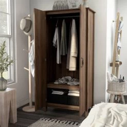 Andreasson Wardrobe Closet Distressed Walnut - HOMES: Inside + Out -Cozy Living Deals Store GUEST e9acbf75 7be1 4c2d bac9 bc14aacdf153
