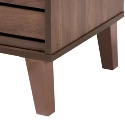 Teresina Wood 2 Door TV Stand For TVs Up To 59" Walnut Brown - Baxton Studio -Cozy Living Deals Store GUEST e9acf768 6750 468a 946e 945a4a3135e4
