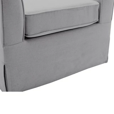 Club Swivel Chair - WOVENBYRD 6 Club Swivel Chair - WOVENBYRD - Image 6