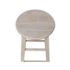 Round Top Barstool Unfinished - International Concepts 9 Round Top Barstool Unfinished - International Concepts -Cozy Living Deals Store GUEST e9de9592 179f 4d98 924e 79f733f666b0