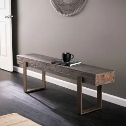 Dartem Rustic Industrial Bench Brown - Aiden Lane -Cozy Living Deals Store GUEST ea0261ee 02c0 43e5 8c16 d359cb4b5024
