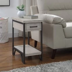 Imbraxa 1 Drawer Side Table - HOMES: Inside + Out