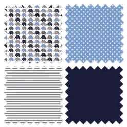 Bacati - Elephants Blue/Gray Storage Toy Chest -Cozy Living Deals Store GUEST ea493b62 94e1 440d bde7 07bdd35c8409