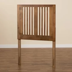 Twin Harena Wood Headboard Walnut - Baxton Studio -Cozy Living Deals Store GUEST eaaa1c3e 43ac 44d5 8d1b 51abe5a30104