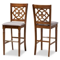 Set Of 2 Alexandra Barstool - Baxton Studio -Cozy Living Deals Store GUEST eabc930b 8b83 4e92 9122 9a0f8df70b50