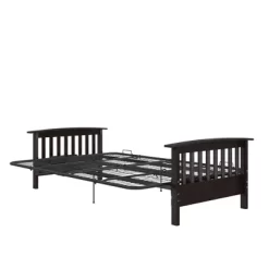 Full Brixen Wood Arm Metal Futon Frame With 6" Mattress - Room & Joy -Cozy Living Deals Store GUEST eadcc34e b0ee 4aeb bb8a dff49211362b