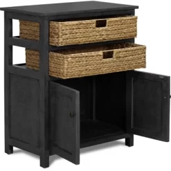 Elmhurst Cabinet Black And Weathered - ClickDecor -Cozy Living Deals Store GUEST eae68861 baf3 4597 8a90 d6b83964225a