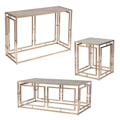 Glenshippe Faux Marble Console Table Champagne - Aiden Lane -Cozy Living Deals Store GUEST eaed7a6f 7b29 42d5 aa9d da92f98464ca