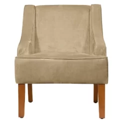 Velvet Swoop Armchair - HomePop -Cozy Living Deals Store GUEST eb094d9a 3989 411b 9007 cad9b7fa309d
