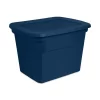 Sterilite 18 Gal Stackable Storage Box Container W/ Handle