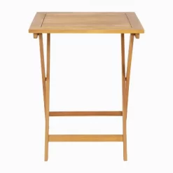 Emma And Oliver Portable Natural Solid Acacia Wood Folding Patio Side Table For Indoor And Outdoor Use -Cozy Living Deals Store GUEST eb937ada cc46 4406 9526 ce613e5cc244