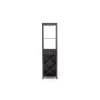 Austin Wood Modern Wine Tower Dark Brown - Baxton Studio