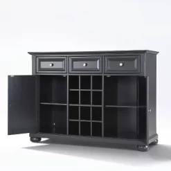 Alexandria Sideboard Cabinet With Wine Storage Black - Crosley -Cozy Living Deals Store GUEST ec5fea6b d7a1 43ab 9e1d 1751717a8a3a
