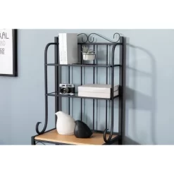 Praha Bakers Rack Black - Boraam -Cozy Living Deals Store GUEST ec77770b 6f00 47e7 af56 87c16649bbfa