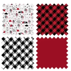 Bacati - Lumberjack Red/Black/Gray Boys Cotton Storage Box Large -Cozy Living Deals Store GUEST ecbe08a9 2780 4b7d a29f eb3cdcc80e3d