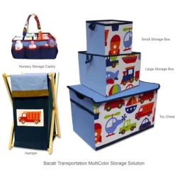 Bacati - Transportation Storage Box Small -Cozy Living Deals Store GUEST ed03a82f 4e8b 44da ba36 0e1acb4c4f17