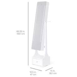 Best Choice Products Full Length LED Mirrored Jewelry Storage Organizer Cabinet W/ Interior & Exterior Lights -Cozy Living Deals Store GUEST ed52fe78 d37b 449a 96a1 5709671c3fe3