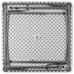 Flash Furniture 2.79-Foot Square Height Adjustable Granite White Plastic Folding Table -Cozy Living Deals Store GUEST ed7822ed 8a9c 4981 9f13 4f5f5bc66720