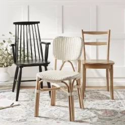 Canton Rattan And Woven Dining Chair White - Threshold™ -Cozy Living Deals Store GUEST ede753e1 6667 4c1f abc9 2409d3e550ad
