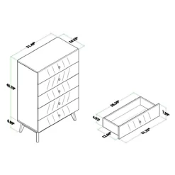 Hartman Wood 5 Drawer Storage Chest Walnut Brown - Baxton Studio 16 Hartman Wood 5 Drawer Storage Chest Walnut Brown - Baxton Studio -Cozy Living Deals Store GUEST ee7ddefc 79f0 4471 9bb2 bf69b74265c4