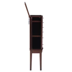 Francesca Jewelry Armoire Merlot Brown - Powell Company -Cozy Living Deals Store GUEST ef22f921 6e55 49f0 a560 b5555f43c3f4