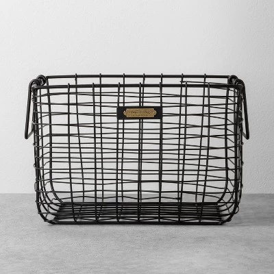 Wire Storage Basket Black - Hearth & Hand With Magnolia 5 Wire Storage Basket Black - Hearth & Hand With Magnolia - Image 5