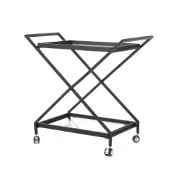 Sherianne Industrial Iron Bar Cart - Christopher Knight Home -Cozy Living Deals Store GUEST efec272f cfe9 4509 8d2e bda95a147b44
